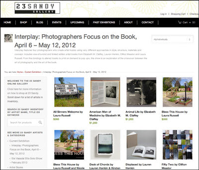 Now Showing at 23 Sandy Gallery: Interplay, Photographers Focus on the Book
