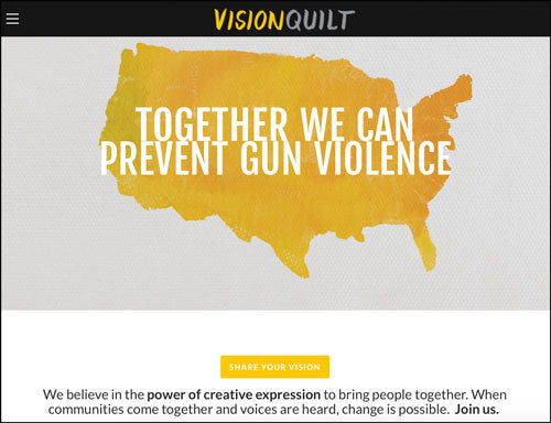 Cathy DeForest's Vision Quilt Project Aims to Prevent Gun Violence